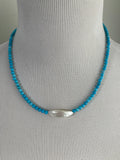 Turquoise & Mother of Pearl Necklace