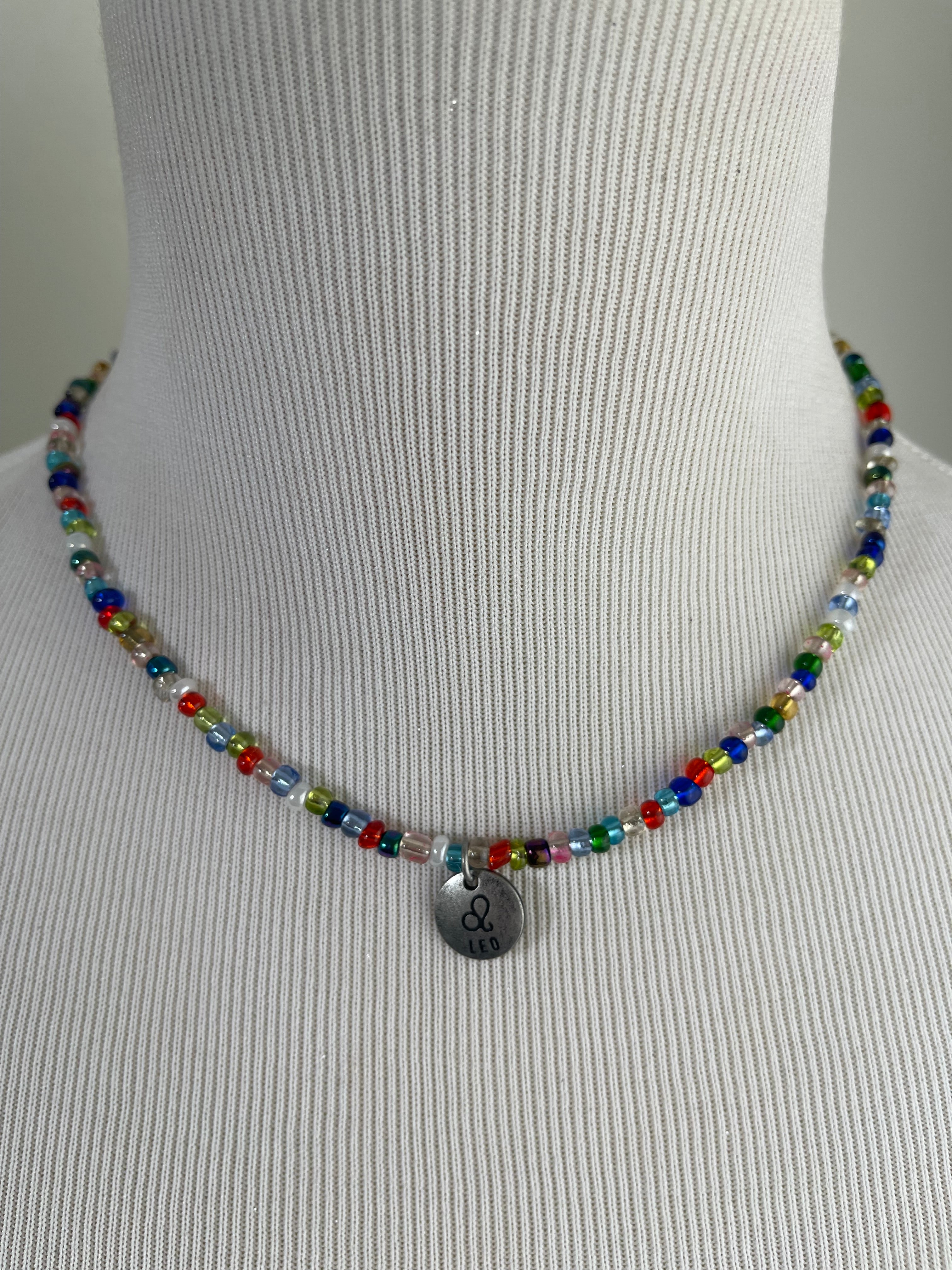 Multicolor Zodiac Charm Necklace