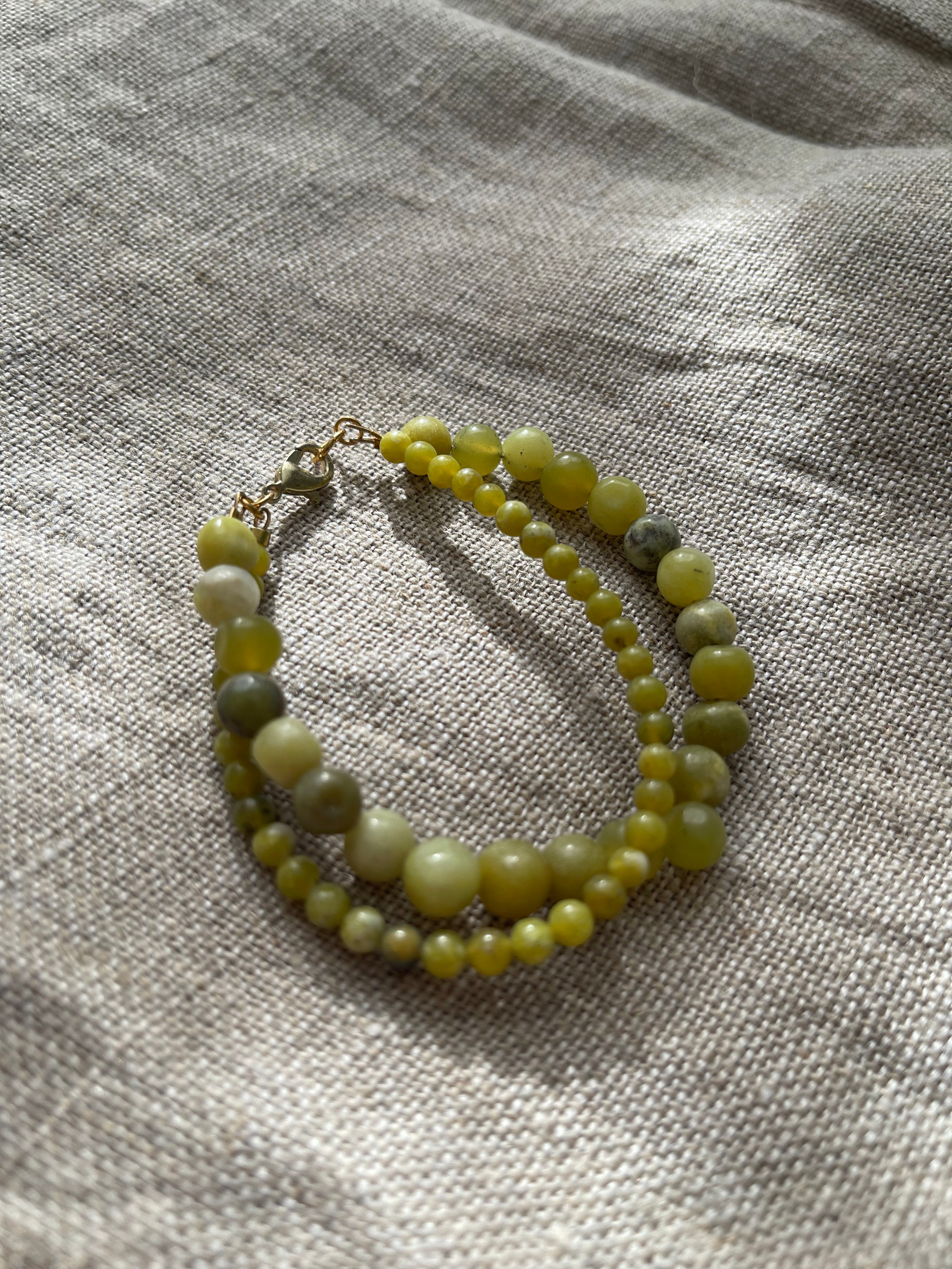 Double Strand Jade Bracelet