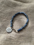 Yogi Indigo Blue Semi-precious Charm Bracelet