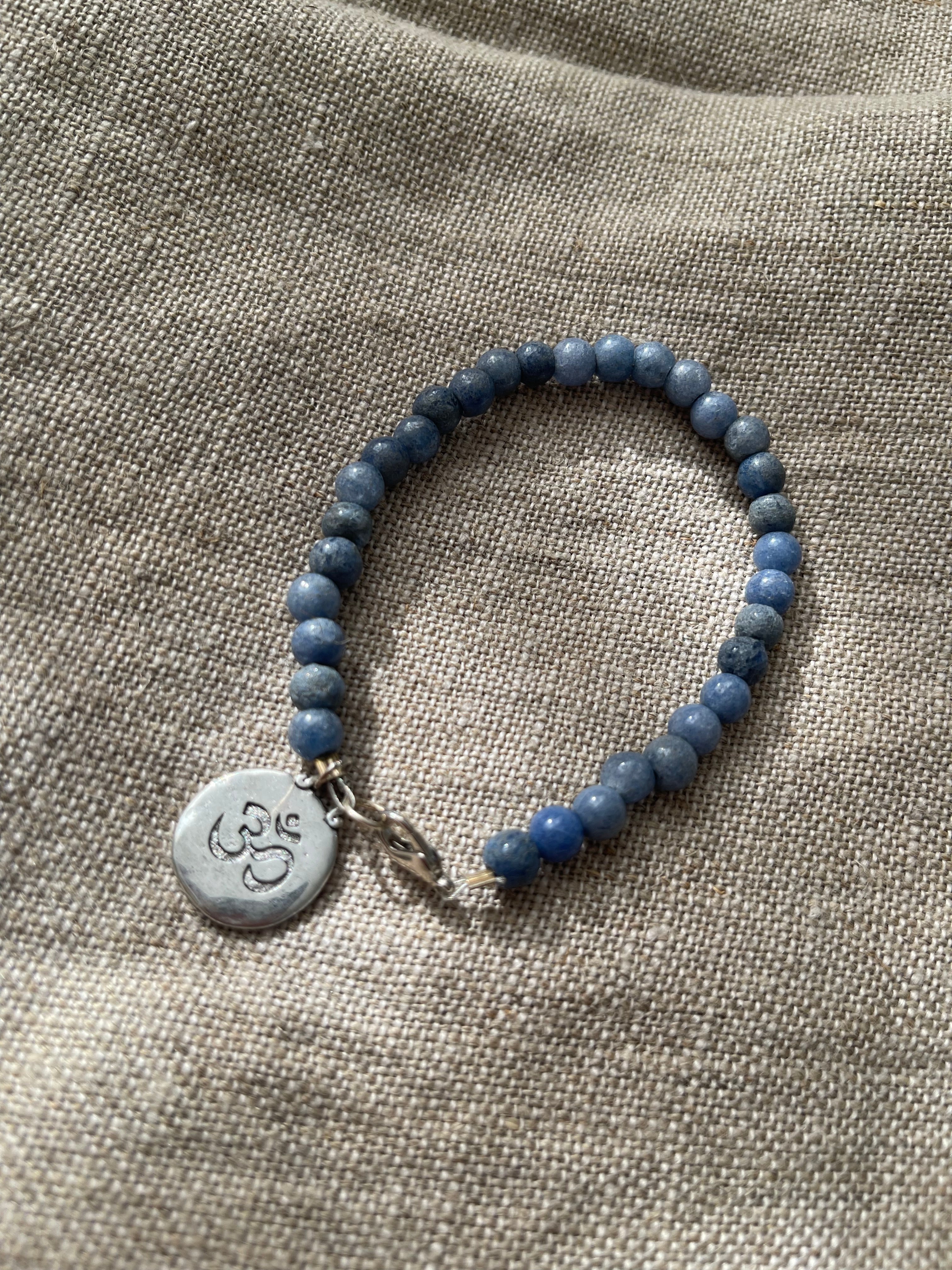 Yogi Indigo Blue Semi-precious Charm Bracelet